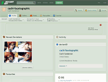 Tablet Screenshot of cachi-fauxtographic.deviantart.com