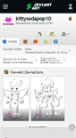 Mobile Screenshot of kittysodapop10.deviantart.com