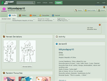 Tablet Screenshot of kittysodapop10.deviantart.com