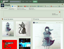 Tablet Screenshot of frihty88.deviantart.com