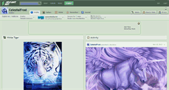 Desktop Screenshot of celestialfrost.deviantart.com