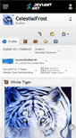 Mobile Screenshot of celestialfrost.deviantart.com