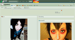 Desktop Screenshot of hellominii.deviantart.com