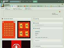 Tablet Screenshot of omkr01.deviantart.com