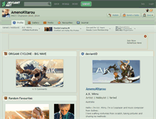 Tablet Screenshot of amenokitarou.deviantart.com