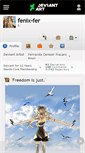 Mobile Screenshot of fenix-fer.deviantart.com