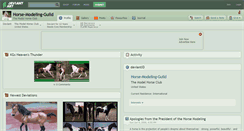 Desktop Screenshot of horse-modeling-guild.deviantart.com