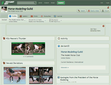 Tablet Screenshot of horse-modeling-guild.deviantart.com