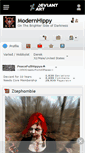 Mobile Screenshot of modernhippy.deviantart.com