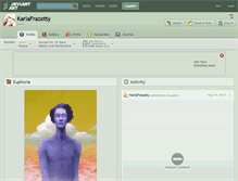 Tablet Screenshot of karlafrazetty.deviantart.com