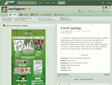 Tablet Screenshot of joeywaggoner.deviantart.com