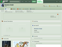 Tablet Screenshot of moraine-sedai.deviantart.com