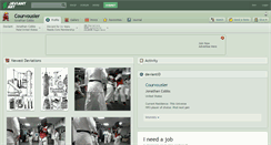 Desktop Screenshot of courvousier.deviantart.com