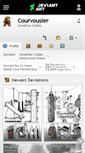 Mobile Screenshot of courvousier.deviantart.com