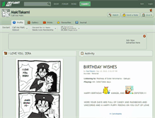 Tablet Screenshot of makitakami.deviantart.com