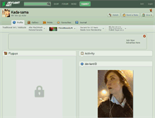 Tablet Screenshot of kada-sama.deviantart.com