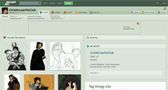 Desktop Screenshot of chrismcleanfanclub.deviantart.com