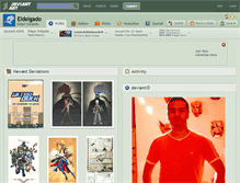 Tablet Screenshot of eldelgado.deviantart.com