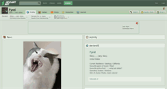Desktop Screenshot of fyrel.deviantart.com