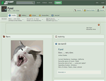 Tablet Screenshot of fyrel.deviantart.com