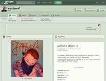 Tablet Screenshot of napoleonvi.deviantart.com