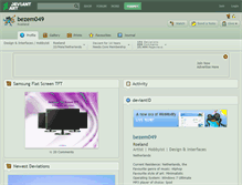 Tablet Screenshot of bezem049.deviantart.com