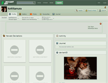 Tablet Screenshot of keikitamura.deviantart.com