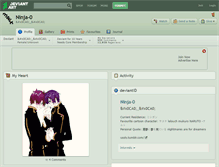 Tablet Screenshot of ninja-0.deviantart.com