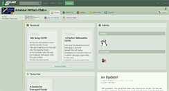 Desktop Screenshot of amateur-writers-club.deviantart.com