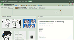 Desktop Screenshot of meaninglessartist.deviantart.com