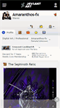 Mobile Screenshot of amaranthos-fx.deviantart.com