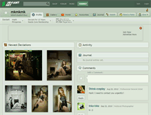 Tablet Screenshot of mkmkmk.deviantart.com