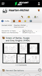 Mobile Screenshot of maarten-michiel.deviantart.com
