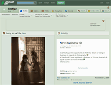 Tablet Screenshot of kirstjae.deviantart.com