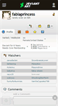 Mobile Screenshot of fabiaprincess.deviantart.com