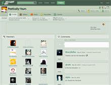 Tablet Screenshot of poetically-yours.deviantart.com