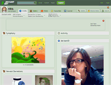 Tablet Screenshot of nikis.deviantart.com