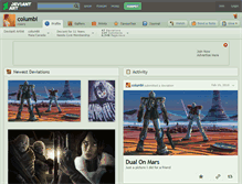 Tablet Screenshot of columbi.deviantart.com