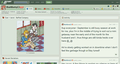 Desktop Screenshot of blushbunnyc3.deviantart.com