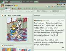 Tablet Screenshot of blushbunnyc3.deviantart.com