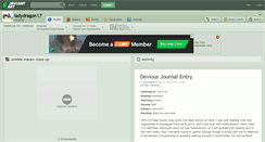 Desktop Screenshot of ladydragon17.deviantart.com