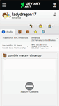 Mobile Screenshot of ladydragon17.deviantart.com