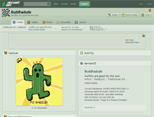 Tablet Screenshot of buddhadude.deviantart.com