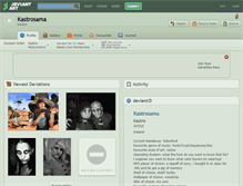 Tablet Screenshot of kastrosama.deviantart.com