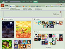 Tablet Screenshot of lauzi.deviantart.com