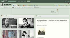 Desktop Screenshot of cainadamsson.deviantart.com