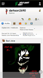 Mobile Screenshot of darkson2690.deviantart.com