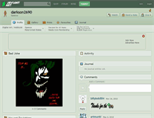 Tablet Screenshot of darkson2690.deviantart.com