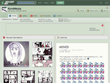 Tablet Screenshot of kuroimezzy.deviantart.com