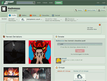 Tablet Screenshot of madnesssss.deviantart.com